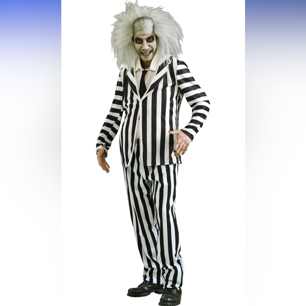 Adult Beetlejuice Halloween Costume - Picture 3 of 4